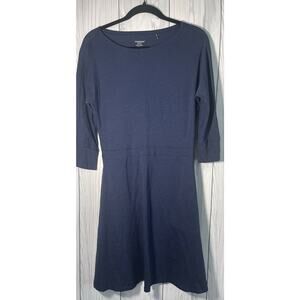 Toad Co Dress Womens Small  Blue Dress Mini Organic Fitted